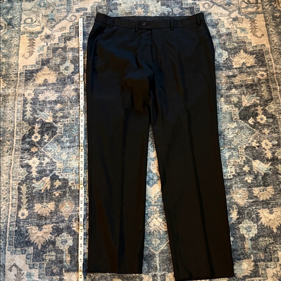 Brook Taverner Men’s Classic Black Dress Pants 40R - Picture 1 of 10